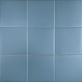 Pastello Cadet Blue Square Matt Porcelain image 1