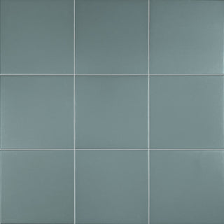 Pastello Laurel Green Square Matt Porcelain image 1