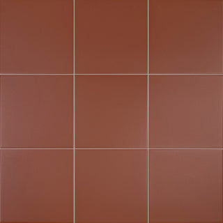 Pastello Rusty Red Square Matt Porcelain image 4