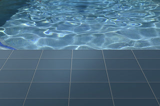 Pastello Aegean Blue Square Matt Porcelain image 1