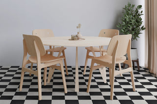 Victorian Pastello Antique Cream and Black Chequer Porcelain