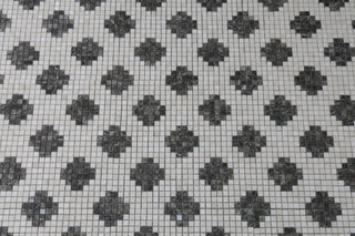 Pearl &amp; Crema Di Vena Polished Mosaic Marble image 1