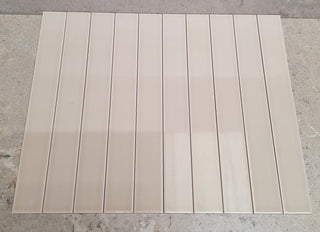 Palos Latte Glazed Ceramic Long Brick image 2