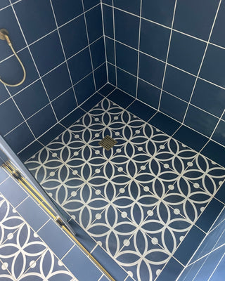 Patrona Plain Ocean Blue Porcelain
