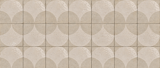 Portico Scallop White Décor Porcelain