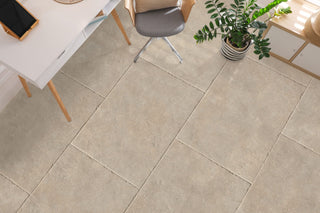 Riva Beige Tumbled Stone Effect Porcelain image 1