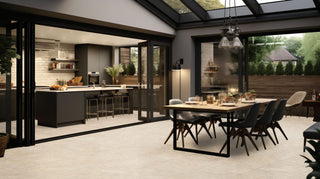 Riva Cream Tumbled Stone Effect Exterior Porcelain image 3