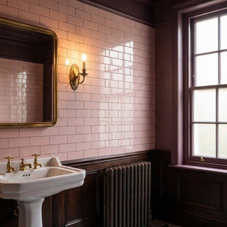 Regent Glazed Pink Ceramic Tile