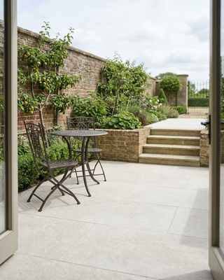 River Cream Outdoor Slate Effect Porcelain