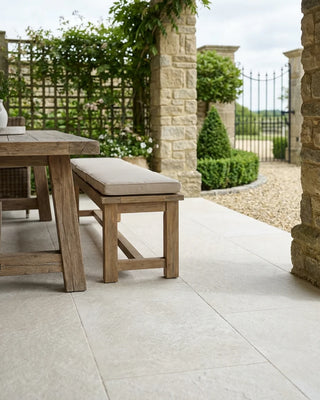 River Cream Outdoor Slate Effect Porcelain