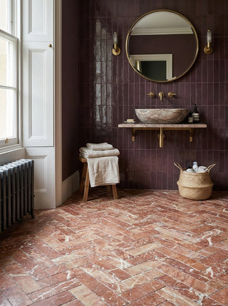 Rosa Tumbled Marble Bricks