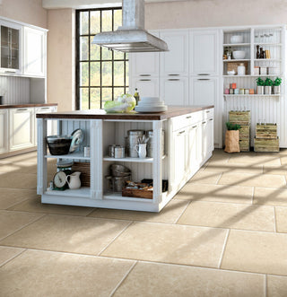 St Raphael Tumbled Stone Effect Natural Porcelain image 1