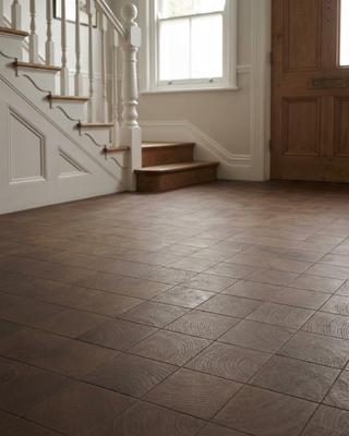 Storica Dark Walnut Wood Effect Matt Porcelain