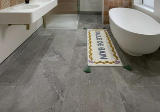 Travertine Silver Natural Porcelain image 11