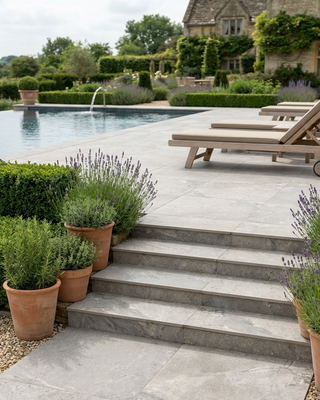 Travertine Ivory Exterior Porcelain