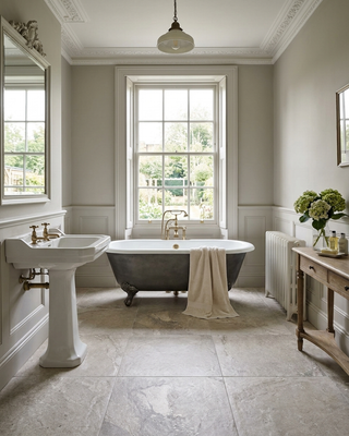 Travertine Ivory Natural Porcelain