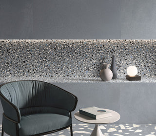 Venice Terrazzo Blue Matt Porcelain image 2