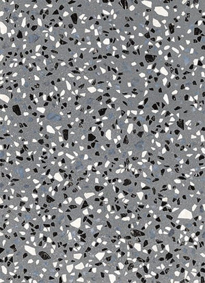 Venice Terrazzo Blue Matt Porcelain (Sample) image 1