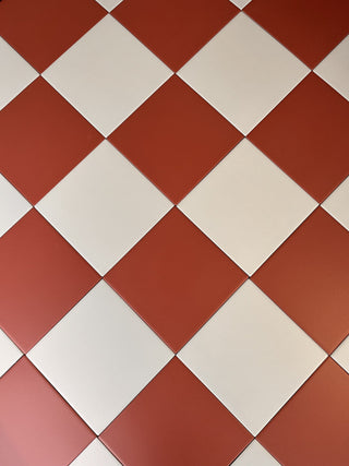 Victorian Pastello Antique Cream and Cherry Chequer Porcelain image 1