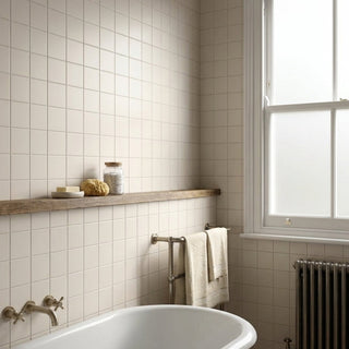 Victoriana Blanc Square Matt Porcelain