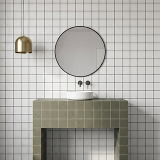 Victoriana Blanc Square Matt Porcelain