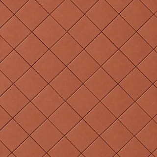 Victoriana Cotto Square Matt Porcelain