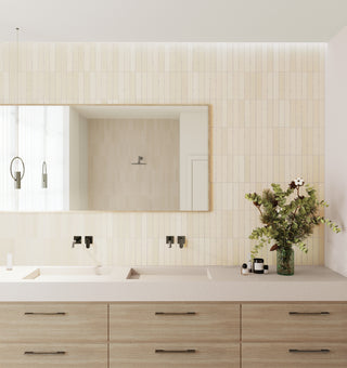 Casablanca Beige Matt Porcelain Brick image 3