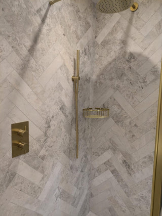 Alanya Rose Honed Marble Bricks image 2