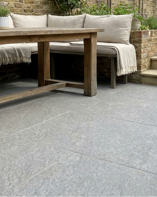 ground outdoor porcelain in a garden setting