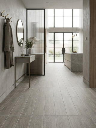 Harewood Grey Wood Effect Matt Porcelain