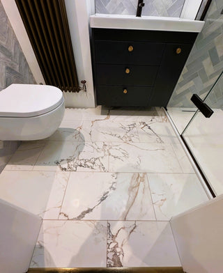 Montana Statuario Oro Honed Marble Effect Porcelain