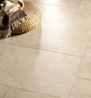 Loire Beige Tumbled Stone Effect Porcelain image 1