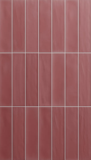 Colori Magenta Porcelain Bricks image 1