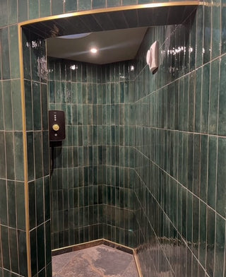 Metallic Glazed Green Brick image 3