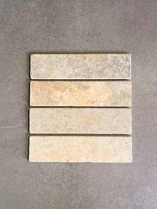 Palermo Tumbled Limestone Bricks (Sample) image 1