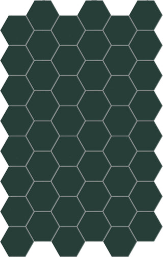 Hexagon Green Echo Matt Porcelain image 2