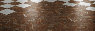 Parisian Rosa Marble Effect Porcelain Brick