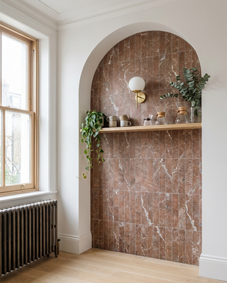 Parisian Rosa Marble Effect Matt Porcelain