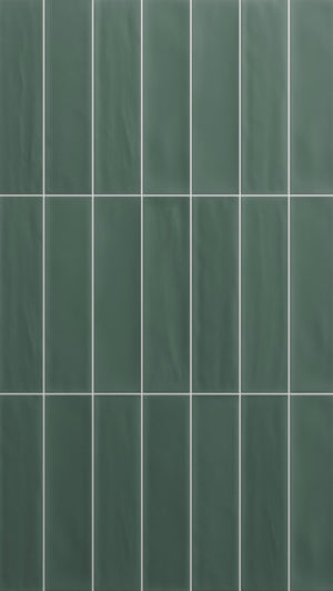 Colori Petrol Green Porcelain Bricks (Sample) image 1