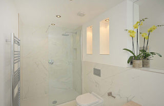 Romana Carrara Polished White/Grey Porcelain (Sample) image 5