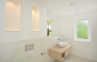 Romana Carrara Polished White/Grey Porcelain (Sample) image 4