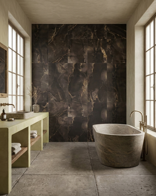 Onyx Black Matt Porcelain