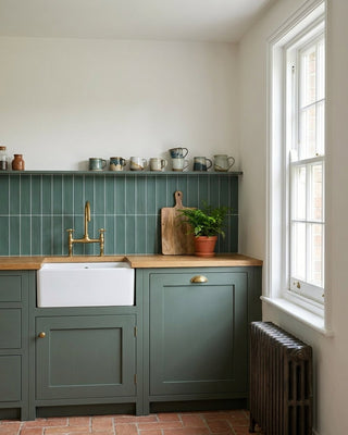 Colori Petrol Green Porcelain Bricks