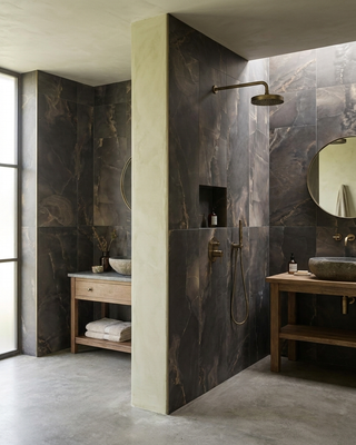 Onyx Black Matt Porcelain