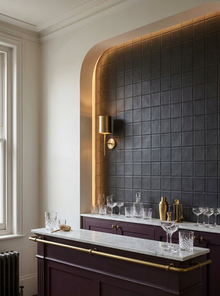 Victoriana Nero Square Matt Porcelain