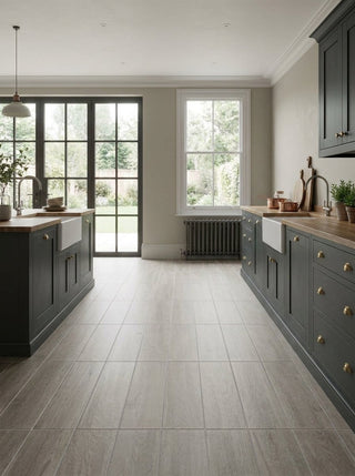 Harewood Grey Wood Effect Matt Porcelain