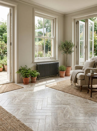 Corinthian Honed Marble Brick Tiles