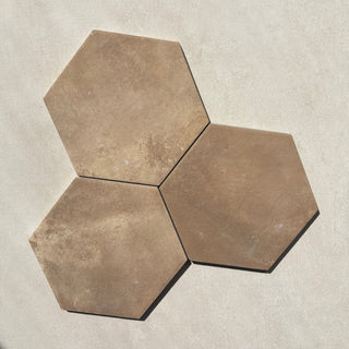 Tierra Terracotta Effect Matt Porcelain Hexagon