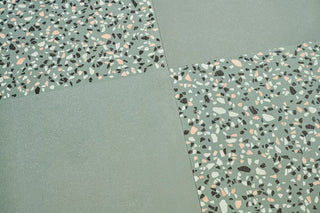 Venice Terrazzo Green Matt Porcelain image 6